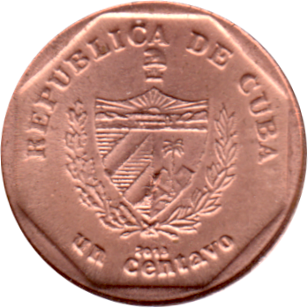 1 centavo, 2013 Obverse