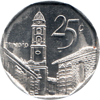 25 centavos, 2008 Reverse