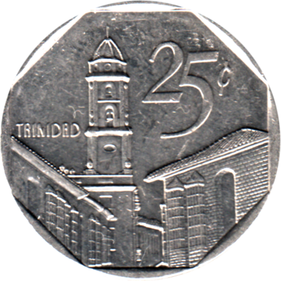 25 centavos, 1994 Reverse