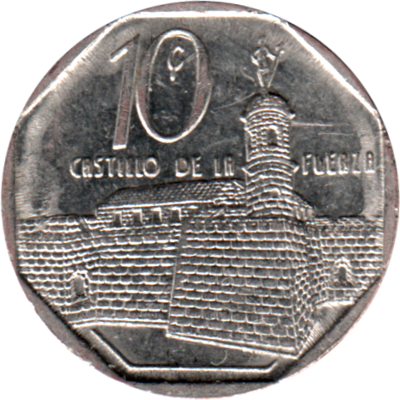10 centavos, 2008 Reverse