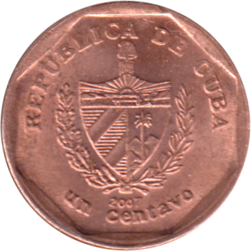 1 centavo, 2007 Obverse