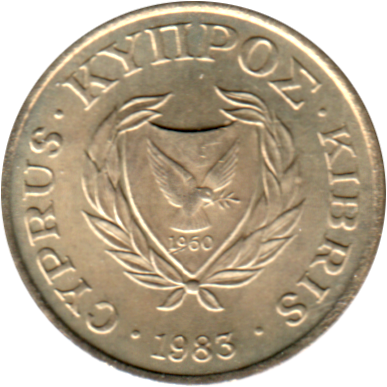1 cent, 1983 Obverse