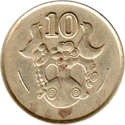 10 cents, 1988 Reverse