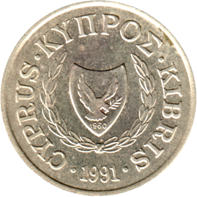 10 cents, 1991 Obverse