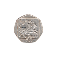 Preview 50 cents, 1996 reverse
