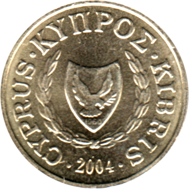 1 cent, 2004 Obverse