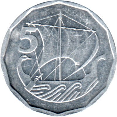 5 cents, 1981 Reverse