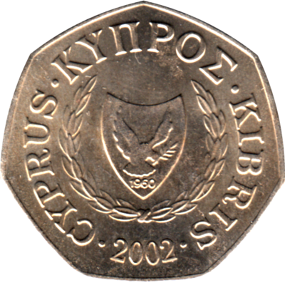 50 cents, 2002 Obverse