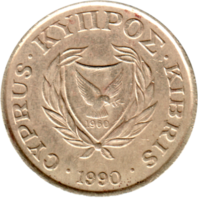 10 cents, 1990 Obverse