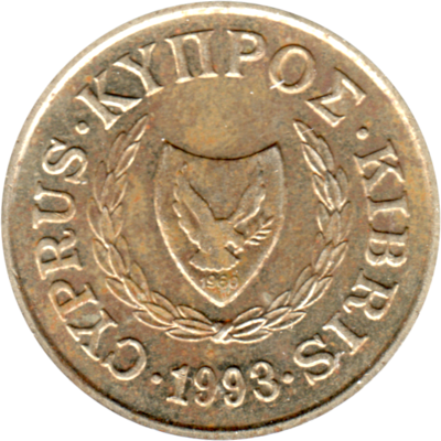 20 cents, 1993 Obverse