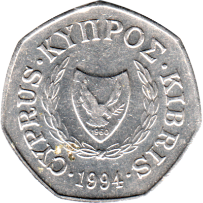50 cents, 1994 Obverse