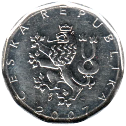 Preview 2 Korun, 2007 obverse