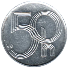 Preview 50 haleru, 2001 reverse