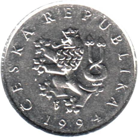 1 Koruna, 1994 Obverse