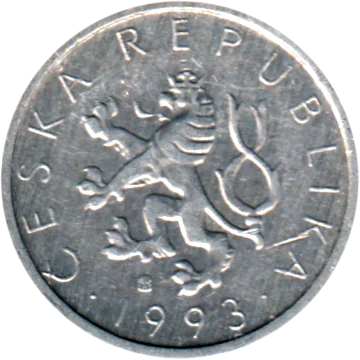 Preview 10 haleru, 1993 obverse