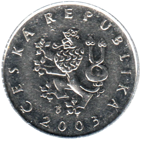 1 Koruna, 2003 Obverse