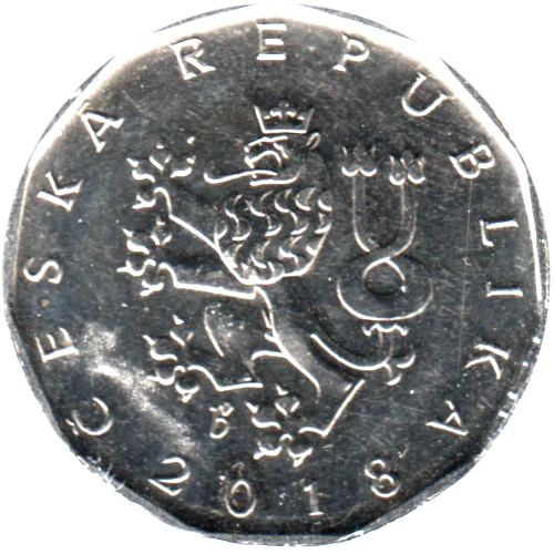 2 Korun, 2018 Obverse