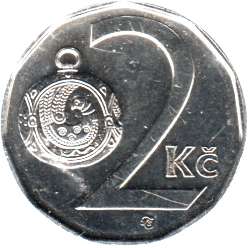 2 Korun, 2018 Reverse