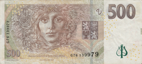 Preview 500 Korun, 2009 reverse