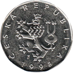 Preview 2 Korun, 1998 obverse