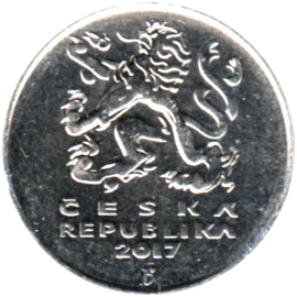 Preview 5 Korun, 2017 obverse