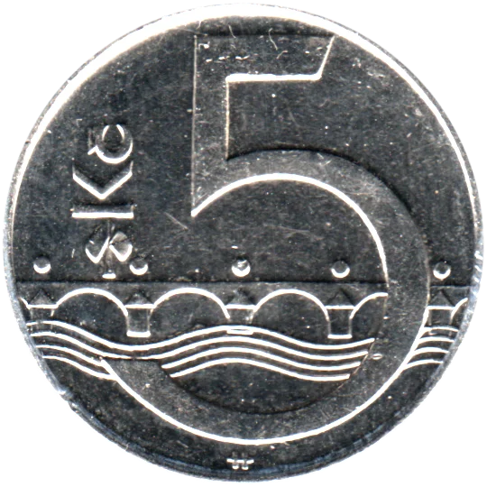 5 Korun, 2017 Reverse