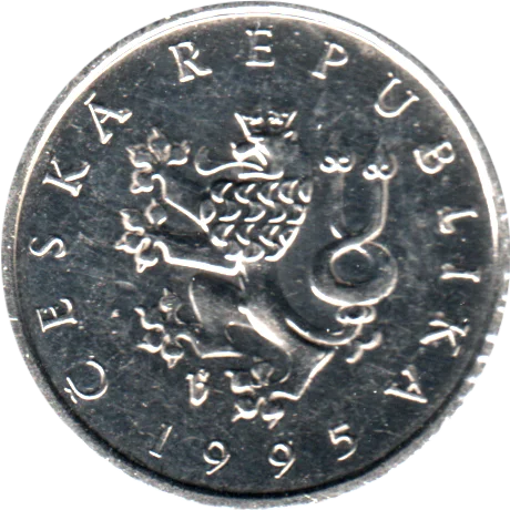 1 Koruna, 1995 Obverse