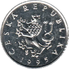 Preview 1 Koruna, 1995 obverse