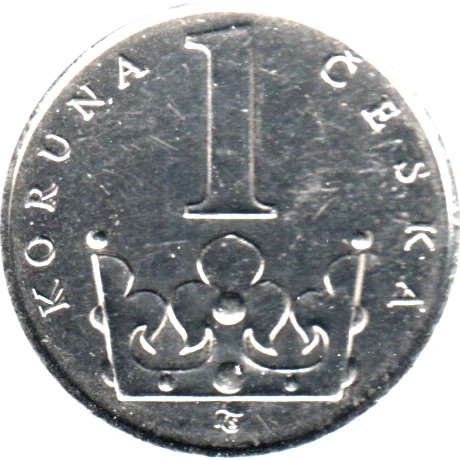 1 Koruna, 1995 Reverse