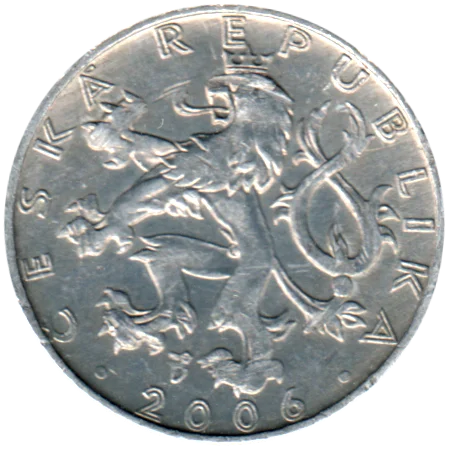 50 haleru, 2006 Obverse