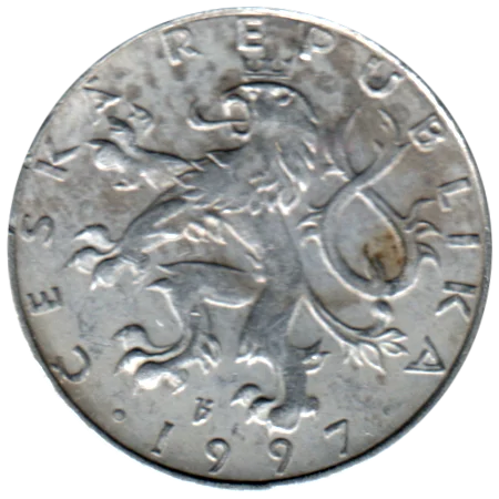 50 haleru, 1997 Obverse