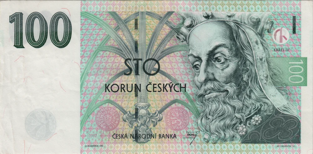 100 Korun, 1997 Obverse