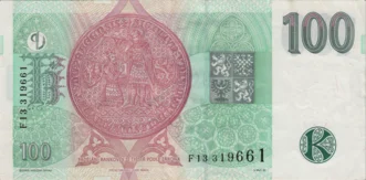 Preview 100 Korun, 1997 reverse