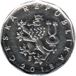 Preview 2 Korun, 2013 obverse