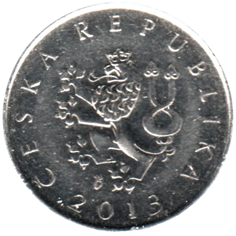 1 Koruna, 2013 Obverse