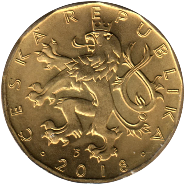 20 Korun, 2018 Obverse