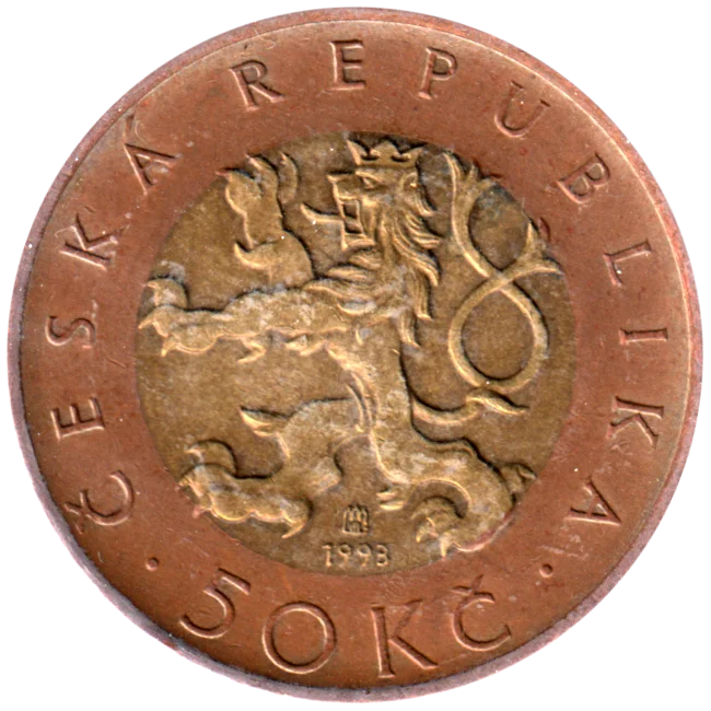 50 Korun, 1993 Obverse