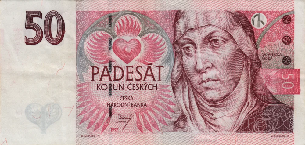 50 Korun, 1997 Obverse