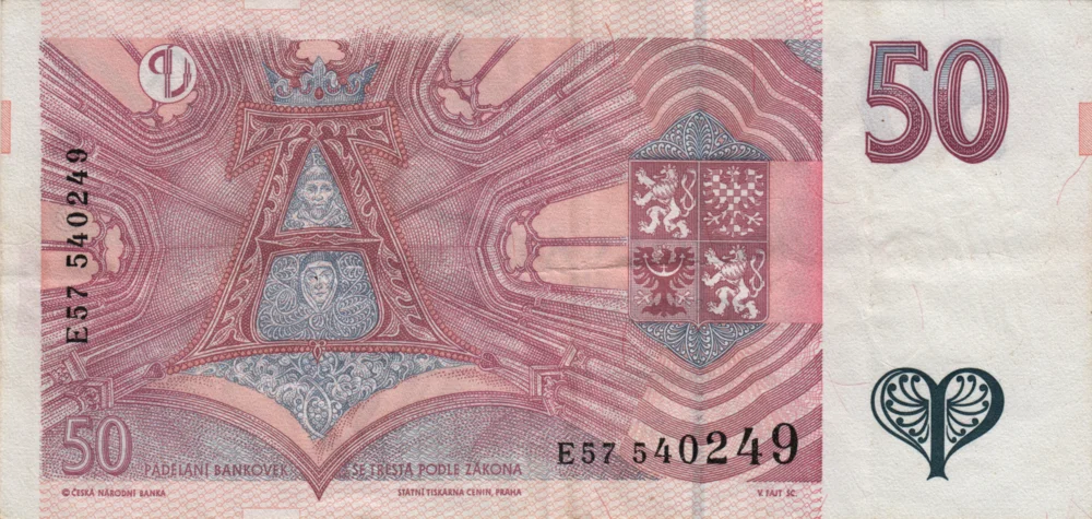 50 Korun, 1997 Reverse