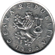 Preview 1 Koruna, 1996 obverse