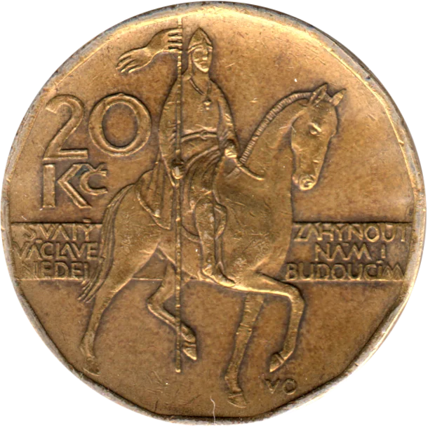 20 Korun, 1998 Reverse