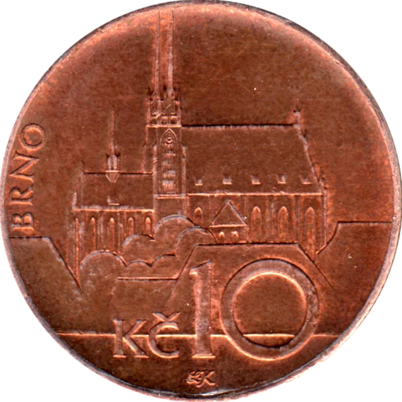 10 Korun, 2008 Reverse