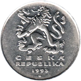 Preview 5 Korun, 1993 obverse
