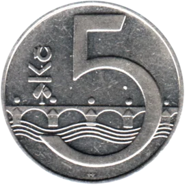 Preview 5 Korun, 1993 reverse