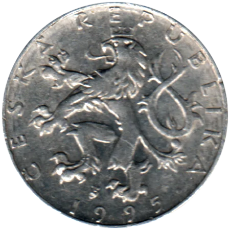 50 haleru, 1995 Obverse