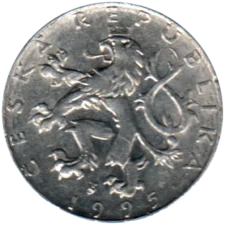 Preview 50 haleru, 1995 obverse