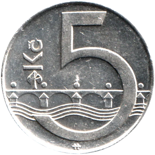 5 Korun, 2009 Reverse