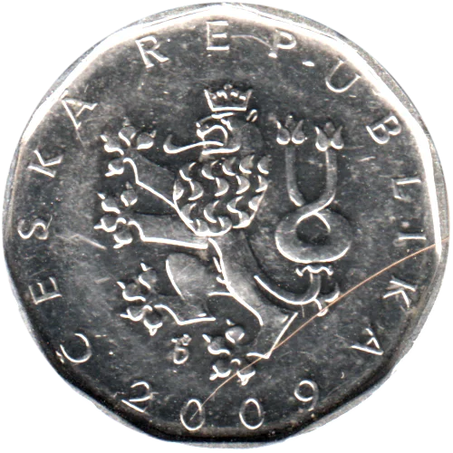 2 Korun, 2009 Obverse