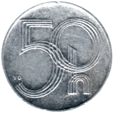 Preview 50 haleru, 1993 reverse