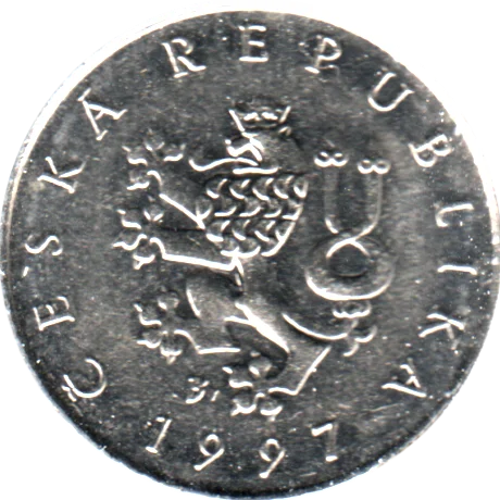 1 Koruna, 1997 Obverse